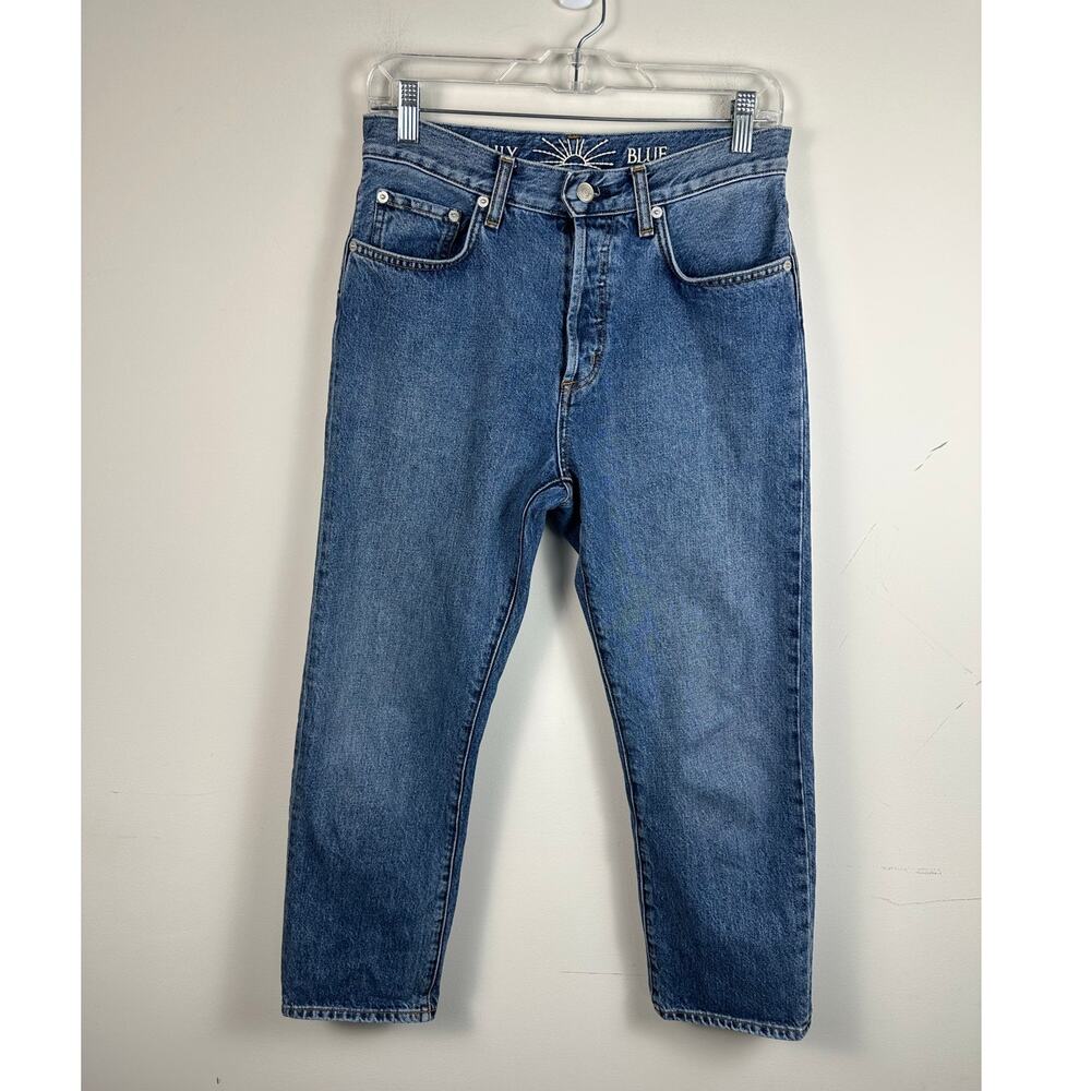 Daily‎ Blue Hype Style In storm Medium Wash Size 27/4 EUC Button Fly